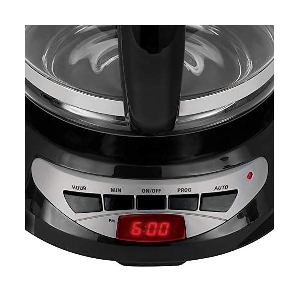 Black & Decker DCM100B 12Cup Programmable Coffeemaker with Glass