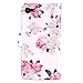 UrSpeedtekLive Premium PU Leather Flip Wallet Case Cover w/Card Slots & Stand for iPhone SE 2022/2020, iPhone 7/8 4.7 Inch, Flower 2