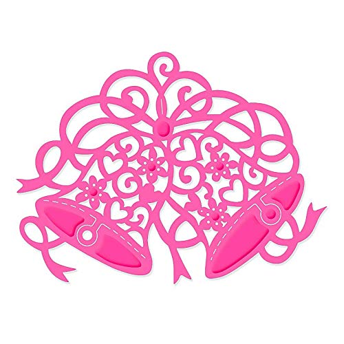 Sweet Dixie Wedding Bells Die, Metal, Grey, 23.3 x 13 x 0.8 cm