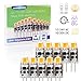 JAUHOFOGEI G4 LED Bulb 12V-24V ac dc, 1 watt Replacement for 10W Halogen Light Bulbs of RV, Boat, Kitchen Cabinet Puck Lamp, Outdoor Landscape Lighting, Two Pin Base, JC T3 Type, Warm White, 10 Pack