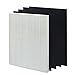 HEPA Filter Replacements for Winix 115115 Size 21, Fit WAC 5300, WAC 5500, WAC 6300, 5000, 5000b, 5300, 5500, 6300 9000 True HEPA Plus 4 Carbon
