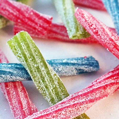 Sour Punch Twists, 6" Individually Wrapped Soft & Chewy Candy, 4 Fruit