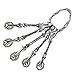 Misscat Fashion Women Hand Chain Skull Fingers Metal Skeleton Slave Bracelet Ring