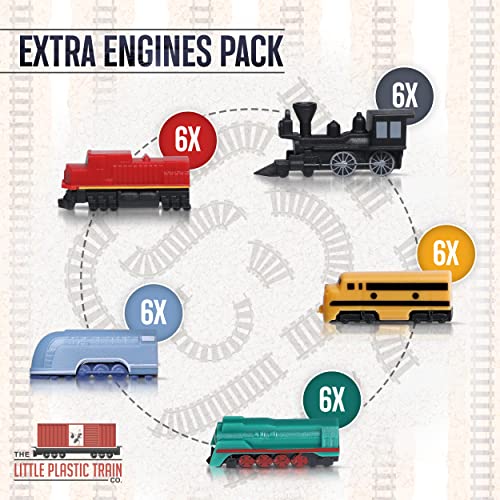Extra Engines Pack Player Pieces for Ticket to Ride and Other Adult