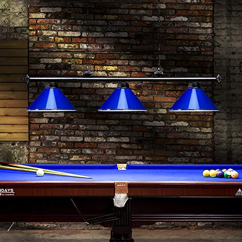 Wellmet 59'' Hanging Pool Table Light Fixture for Game Room Beer Party
