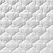 Comfy Bedding 3-Piece Bedspread Coverlet Set Oversized and Prewashed Lantern Ogee Quilted, King/California King, White