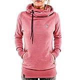 Women's High Collar Hoodie Lightweight pullover Sweatshirts