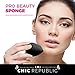 Beauty Makeup Sponge Blender - Blend Conceal Contour and Highlight - Flawless Makeup Application - Eco Friendly Latex Free and Hypoallergenic - Black