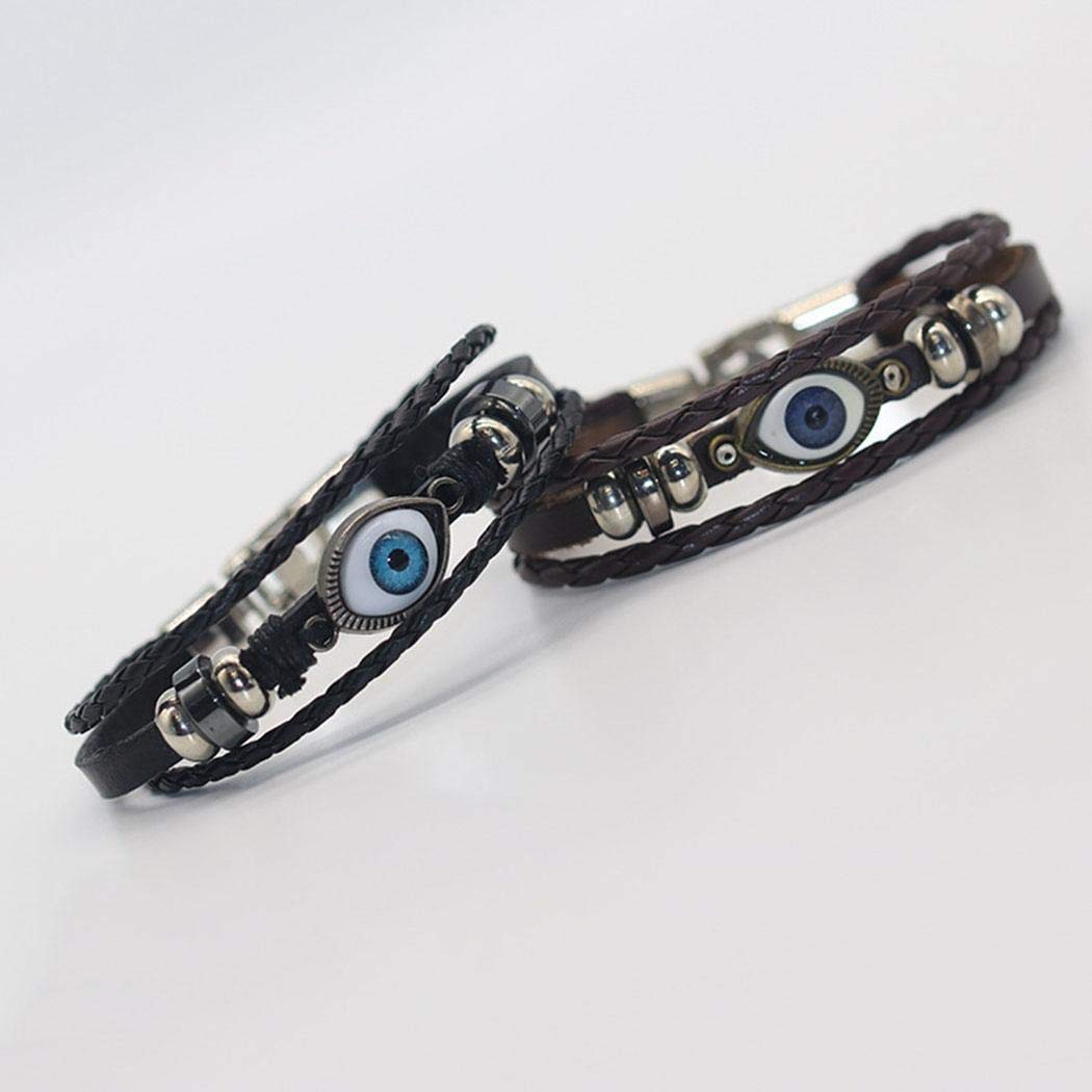 UpBeauty Artificial Leather Retro Style Bangle Bracelet Wristband Bangle