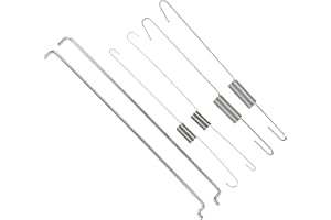 2 Sets Throttle Return Spring and Governor Link Rod, Metal Speed Control Governor Spring Kit for GX140 GX160 GX200 5.5hp 6.5h
