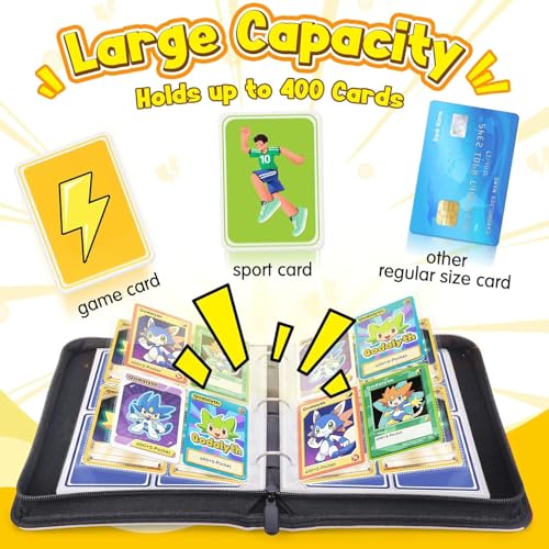 Álbum Colecionador De Cartas Organizador 400 Cartas