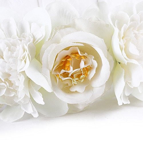 Baby and Mother Feather Flower Crown Festivals Headband Headwear Headdress 2pcs