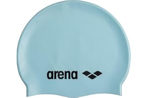 Arena Classic Unisex Soft Silicone Swim Cap for Women and Men, Intensive Training and Racing Comfortable Non-Slip Long Hair S
