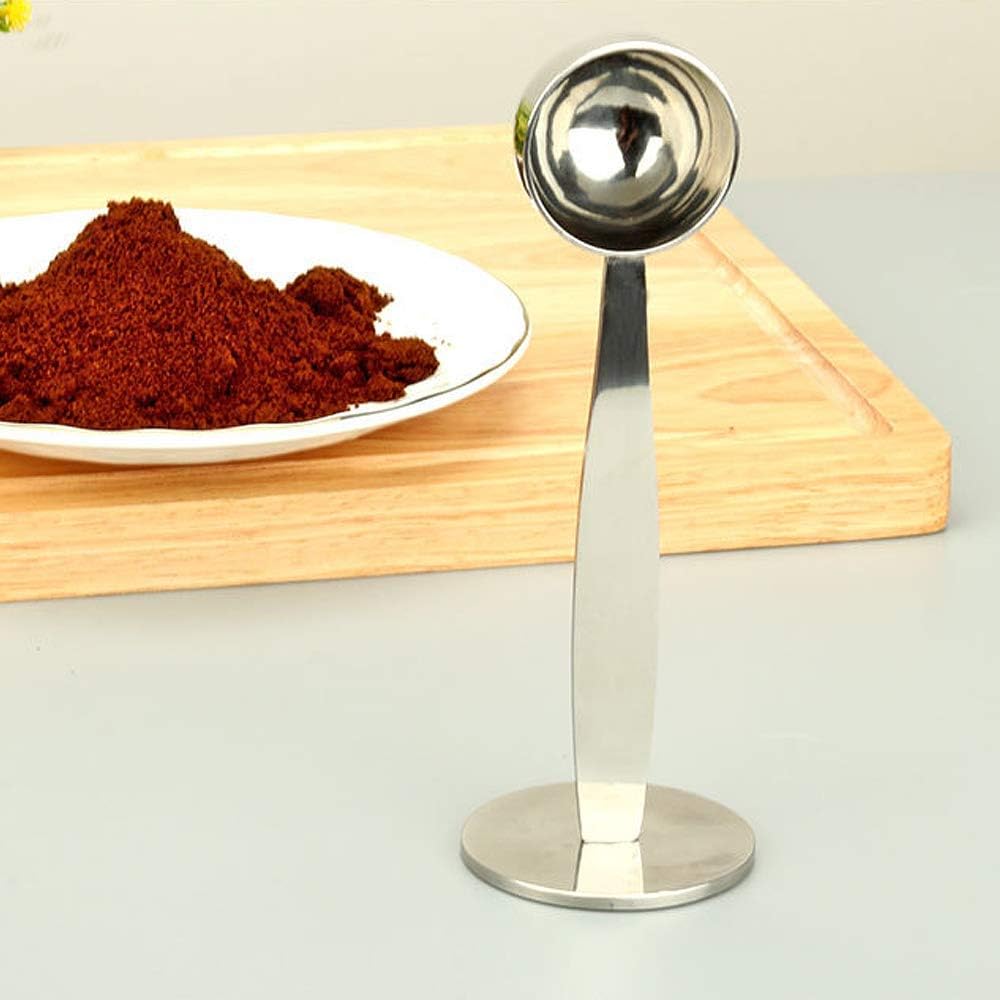 2 in 1 Coffee Scoop and Tamper, Espresso Scoop, Espresso Measure Tamper Coffee Scoop Dual