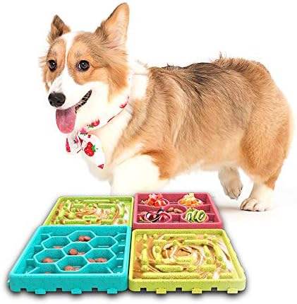 犬用食器 犬早食い対策 耐久性 全店販売中 丈夫 食器 ボウル ゆっくり食べる食器 食事滑り止め ペット食器 給餌器 小中大型犬用 早食い防止