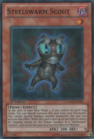 Yu-Gi-Oh! - Steelswarm Scout (HA05-EN044) - Hidden Arsenal 5 - 1st Edition - Super Rare