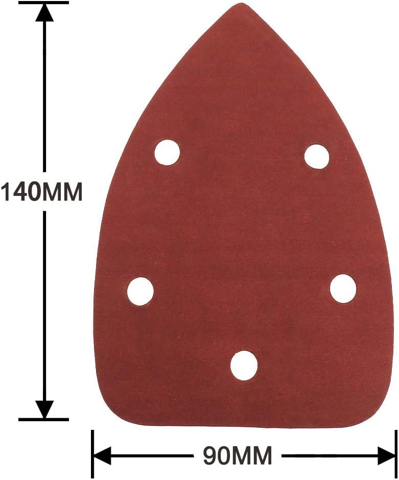 Mouse Sandpaper 72Pcs Mouse Detail Sandpaper Sanding Sheets Hook and Loop Mouse Sandpaper 800/1000/1200/1500/2000/3000 Grits - - 