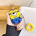 Mulafnxal Compatible with Airpods 1&2 Case,Cute Funny Cartoon Character Silicone Airpod Cover,Kawaii Fun Cool Design Skin,Fashion Animal Designer Cases for Girls Kids Teens Boys Air pods(3D One Eye)