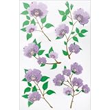 Martha Stewart Crafts Decorative Stickers, Purple Blossom