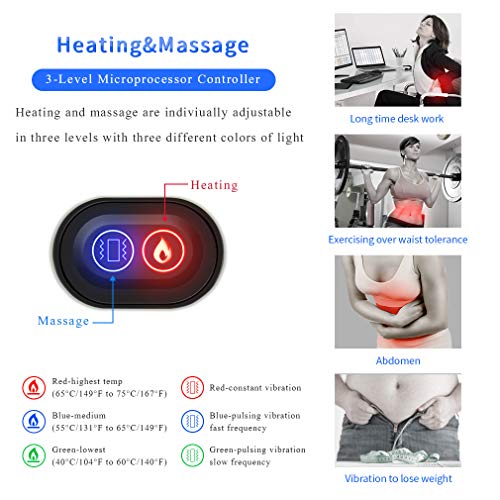 QUICK WIN Heating Waist Belt/Lower Back Heat Therapy Wrap/Massage Lose