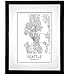 MotivatedWallArt Seattle Map Print Seattle Poster Seattle Map of Seattle City Map Posters Washington Print Washington Modern Map Art Black and White Minimalist Poster Scandinavian Poster 8x10