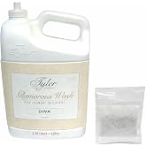 TYLER CANDLE COMPANY Gallon Wash Diva 128 Fl Oz Laundry Detergent/with Dryer Sachet Single Pouch, Pull and Pour Spill Proof Cap fl