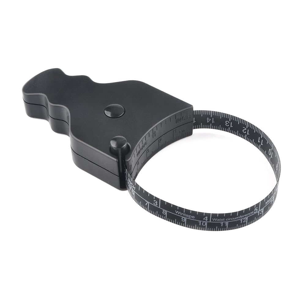 WINTAPE Measure Body Retractable| Measuring 60inch (150cm) Push-Button Retract and Lock Pin System| Portable Design Measurement for arm, thigh, chest, waist, hips & more can be measured