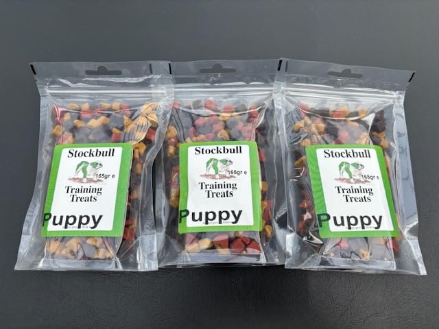 Stockbull Puppy Training Treats - (3 x 140g tubs)