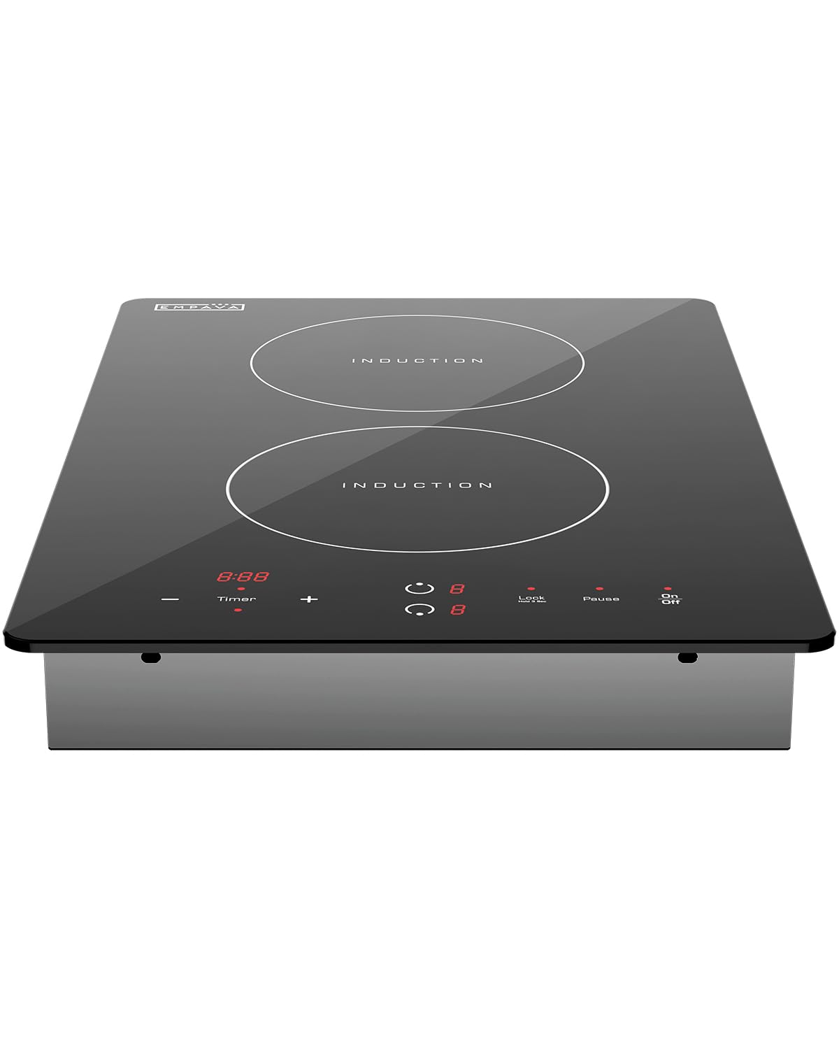 Empava Electric Stove Induction Cooktop Vertical With 2 Burners In