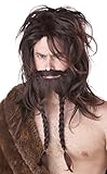 California Costumes Women's Viking Wig Beard and Moustache, Brown, One Size