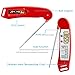 GDEALER Instant Read Thermometer Super Fast Digital Electronic Food Thermometer Cooking Thermometer Barbecue Meat Thermometer with Collapsible Internal Probe for Grill Cooking Meat Kitchen Candy