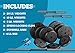 US Weight 105 lb. Duracast Barbell Weight Set with Two 20 lb., Four 10 lb. and Four 5 lb. Weights and Two Dumbbell Bars