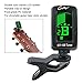 Guitar Tuner Digital Tuner Clip-On for Acoustic Electric Chromatic Bass Violin Guitars Ukulele Large Clear Colorful LCD Display 360 Degree Rotating Auto Power Off Battery Included