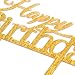 Happy 18th Birthday Cake Topper - Gold 18th Birthday Party Decoration Supplies