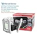 Qimedo Garage Lighting 80W, 8000lm Deformable Led Garage Lights , Shop Work Light with 3 Adjustable Wings,Tribright Garage light for Workshop, Warehouse (No Motion Detection)