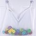 Bath Toy Organizer - Perfect Bathroom Storage Holder, Wet Baby Toys Draining Net Bag + 2 Bonus Heavy Duty Suction Cups