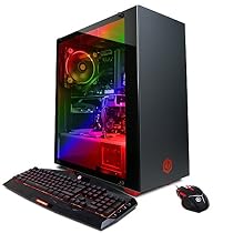 CYBERPOWERPC Gamer Supreme Liquid Cool SLC8440A Desktop Gaming PC (Intel i7-7700K 4.2GHz, NVIDIA GTX 1070 8GB, 32GB DDR4 RAM, 3TB 7200RPM HDD, 256 NVMe SSD, WiFi, Win 10 Home), Black
