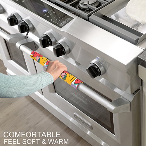 image for OUGAR8 Refrigerator Door Handle Covers Handmade Decor Protector for Ov
