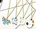 Rainbow Unicorn Necklace,Unicorn Party Favors,Unicorn Pendant for Girls,Fashion Necklace Birthday Gift - (Set of 7)