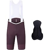 YKYWBIKE Cycling Bib Shorts for Men 4D Padded Bike Shorts Breathable Cycling Bibs Men MTB Biking Bicycle Short with Padding(L) Purple