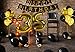 35th Birthday Decorations | Happy Bday Banner | Party Kit for B-day Celebration with Gold and Black Stars Balloons, 2 Giant Mylar Balloon Pieces to Form the Number 35 and Assorted Latex Balloons