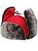 Simplicity Men Women's Winter Weatherproof Faux Fur Lined Trapper Hat with and Mask