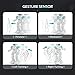 ROOYA BABY Smart Robot Toys RC Robot for Kids,Gesture Control Remote Control Robot Gift for 5 6 8 9 Years Old Boys Girls Kids,Rechargeable Intelligent Programmable Robot Birthday Gift Bluethumb 3