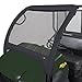 Classic Accessories QuadGear UTV Front Windshield, Fits Kawasaki® Mule 4000, 4010 4x4, 4010 4x4 Diesel, 4010 Trans 4x4 Diesel (2015 Models and Older), Black