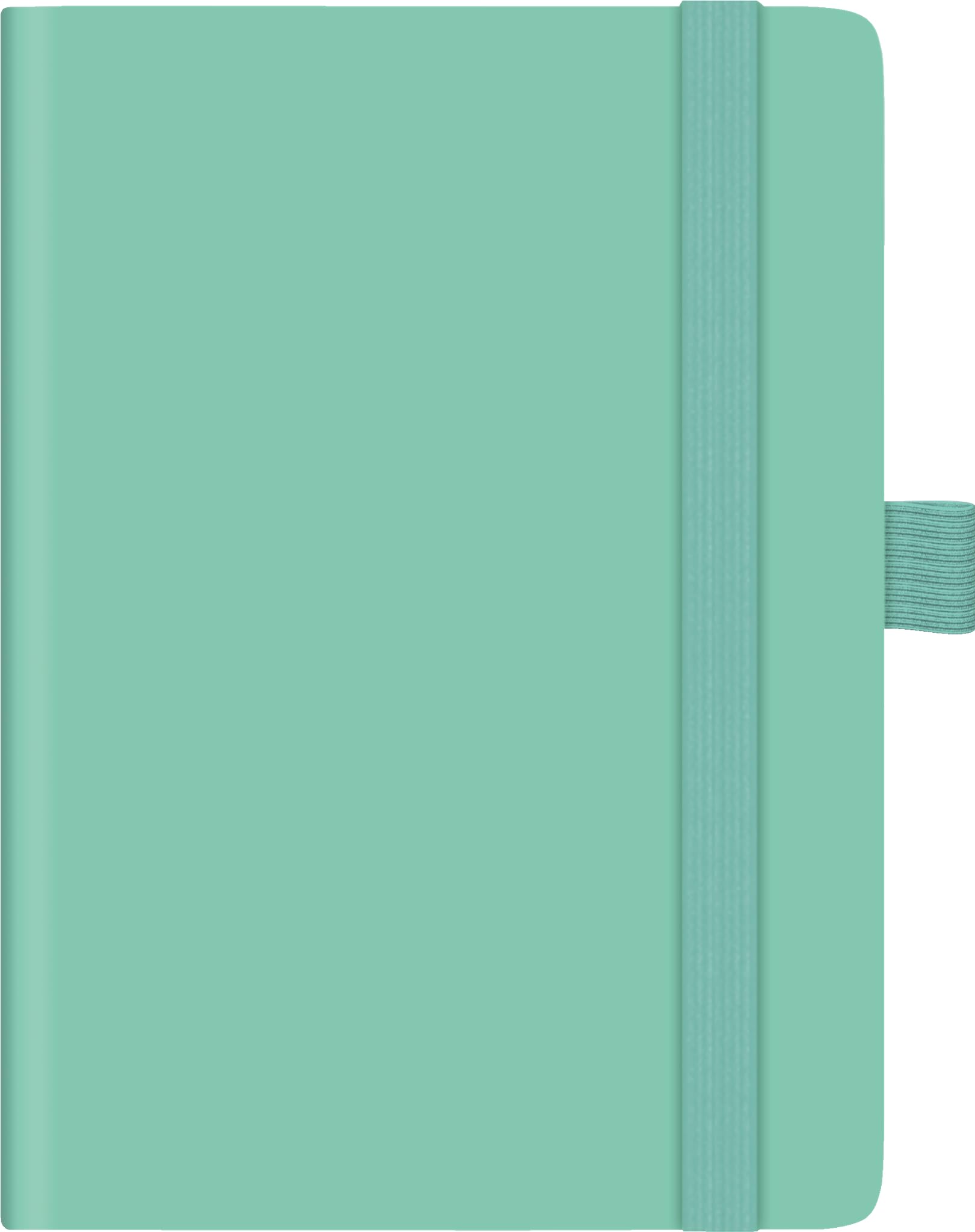 BRUNNEN Kompagnon Pocket Diary Model 732 66 (2025), 2 Pages = 1 Week, A6, 192 Pages, PU Cover, Flexible, Light Green