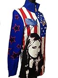 CRYSTAL ROCK ED HARDY Christian Audigier Women's Rhinestone Track Jacket AEM (M)