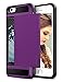 Vofolen Case Dual Layer Protective Shell Shock Absorbing Tough Bumper Cover Purple