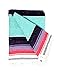 Open Road Goods Mint Mexican Yoga Blanket - Heavyweight Mexican Diamond Blanket - Extra Thick Serape with Stripes- Mint with Coral and Pastel Purple