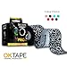 OK TAPE Pro2.0 Kinesiology Tape Roll Provide Pain Relief Muscle Sports Athletic Tape Waterproof Non-Latex Tape,Black+White 2