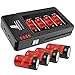 CR123A Rechargeable Battery for Arlo Cameras, 123A Lithium Batteries Rechargeable, Arlo Batteries Rechargeable and Charger, FARSAIL 8-Pack 3.7V RCR123A Batteries with Charger